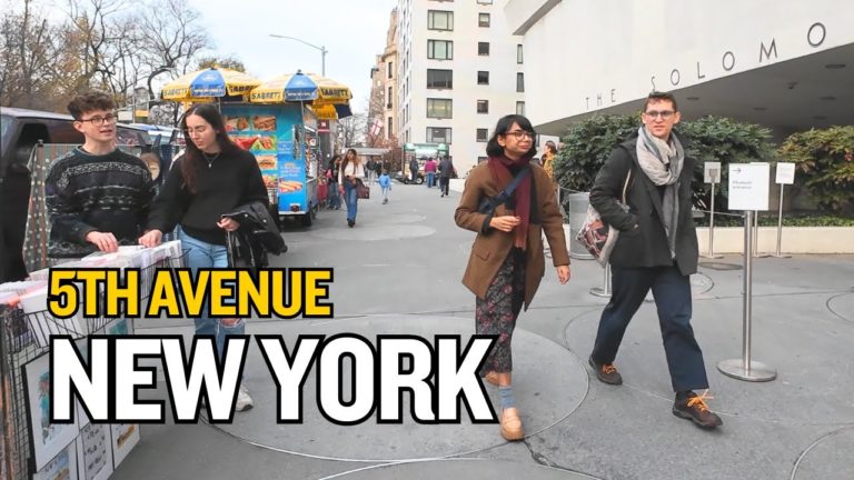 New York, 5th Avenue – [4K] New York City walking tour