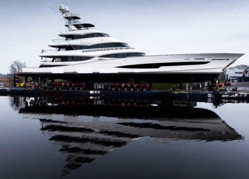 The world’s most incredible fishing yacht gets set for launch